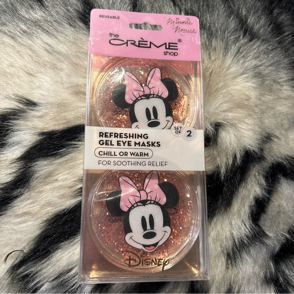 Disney Other - Disney Minnie Mouse Refreshing Gel Eye Masks - Pink and Black